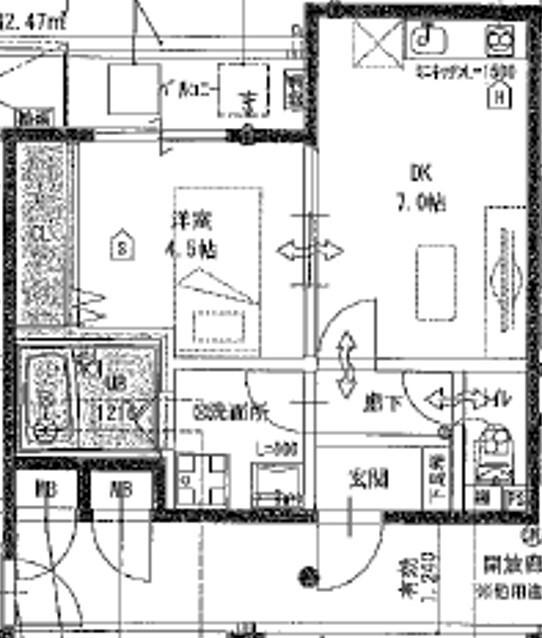  間取り図写真