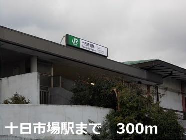 十日市場駅：300m