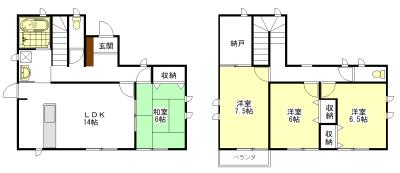  間取り図写真