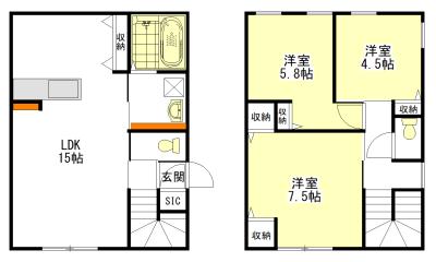  間取り図写真