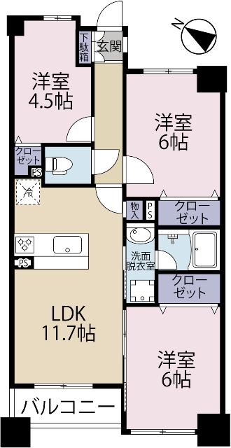 間取図です