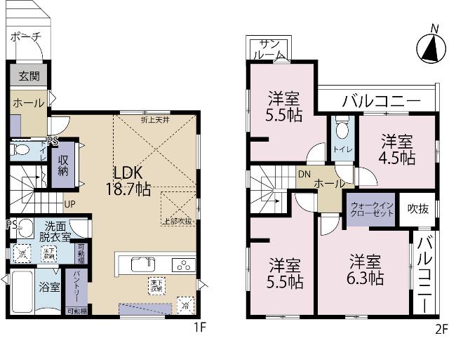 間取り図です
