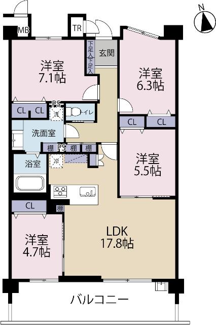 間取り図です