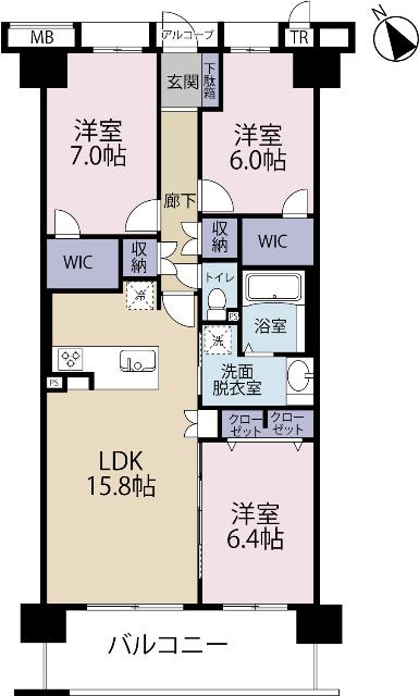 間取り図です