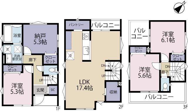 間取図です