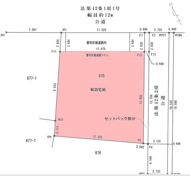 区画図です