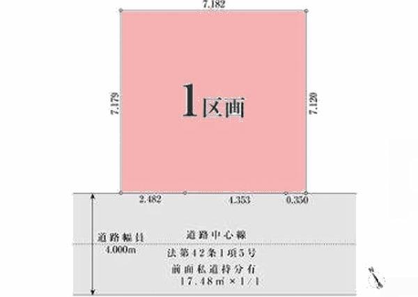 区画図です