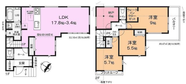 間取り図です