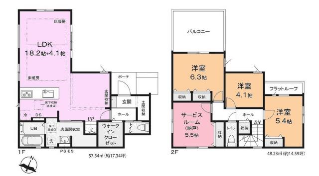 間取り図です