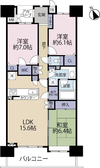 間取り図です