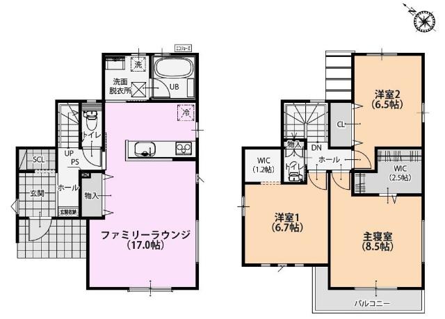 間取り図です