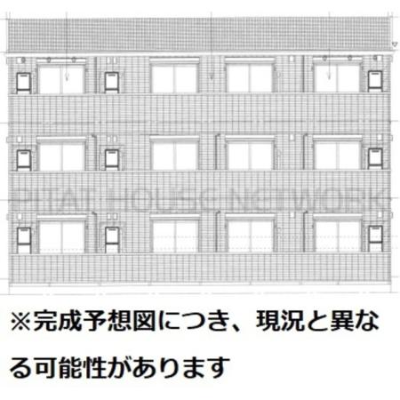 サニーコート十禅寺 外観写真1 立面図