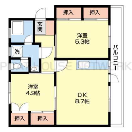 東都マンション 間取り図写真