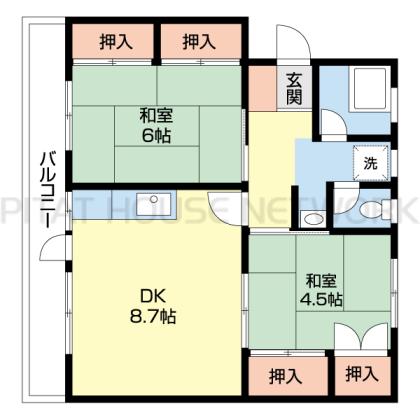 東都マンション 間取り図写真