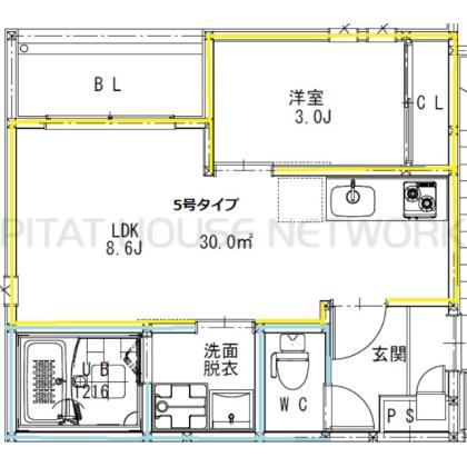 REGALEST熊本駅前 間取り図写真