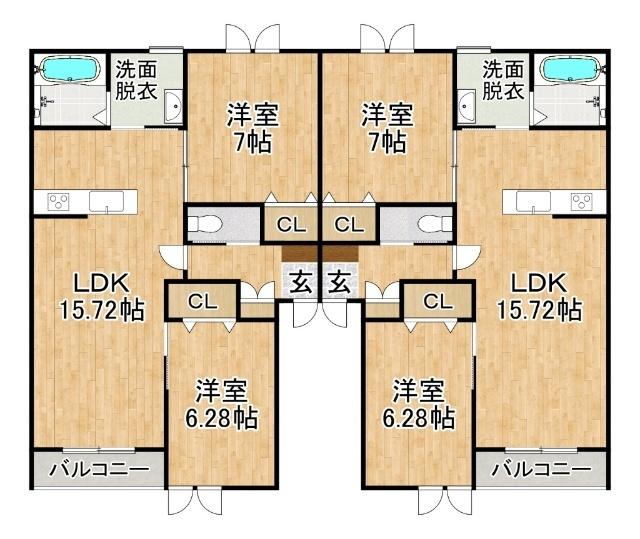  間取り図写真