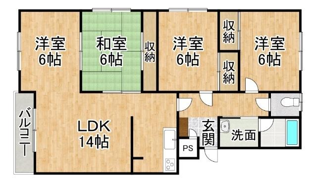  間取り図写真