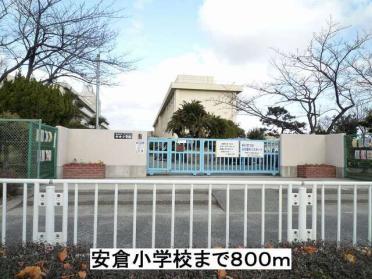 安倉小学校：800m