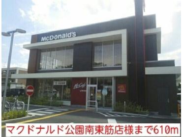 マクドナルド公園南東筋店様：610m