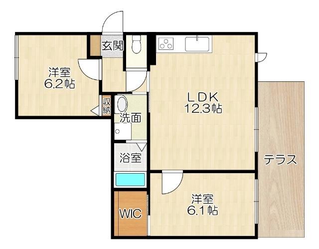  間取り図写真