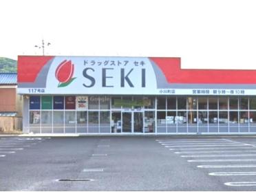 ドラッグストアセキ小川町店：900m