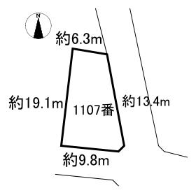 米野木台三丁目売地 区画図