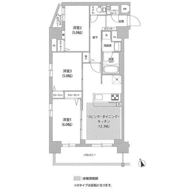  間取り図写真