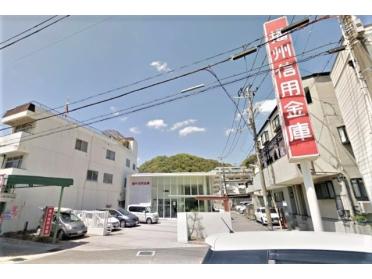 播州信用金庫平野支店：62m