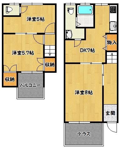  間取り図写真