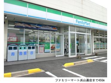 ファミリーマート浜山通店：450m