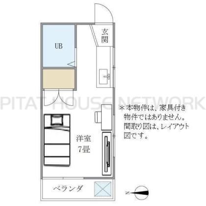 家具はついてきません※レイアウト図