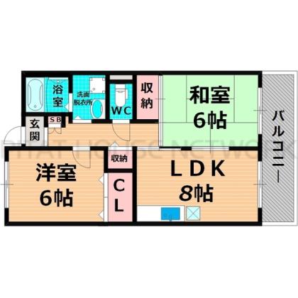 大阪市鶴見区今津中マンション 間取り図写真