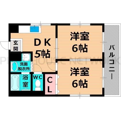 大阪市城東区新喜多東マンション 間取り図写真