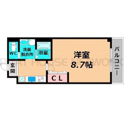 大阪市鶴見区鶴見マンション 間取り図写真