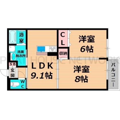 大阪市鶴見区緑アパート 間取り図写真