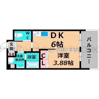 大阪市旭区高殿マンション 間取り図写真