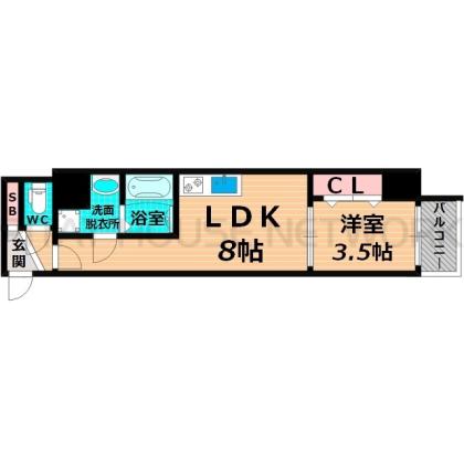 大阪市鶴見区緑マンション 間取り図写真