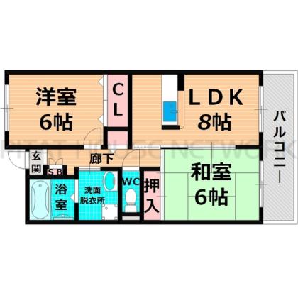 大阪市鶴見区今津中マンション 間取り図写真