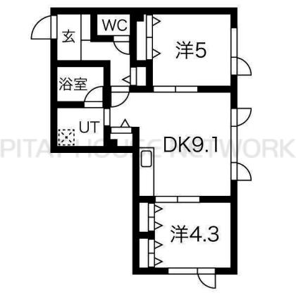  間取り図写真