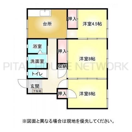  間取り図写真