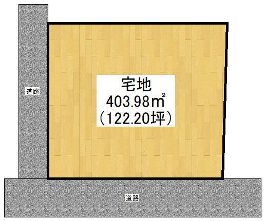 久保田町二丁目8番A様売土地 区画図