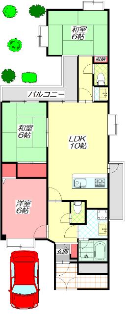  間取り図写真