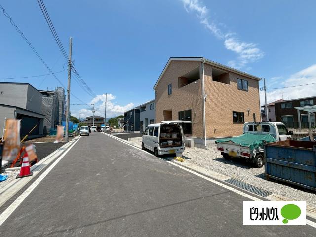 富士宮市淀平町新築建売第2-Ⅱ期-3号棟 前面道路含む現地写真