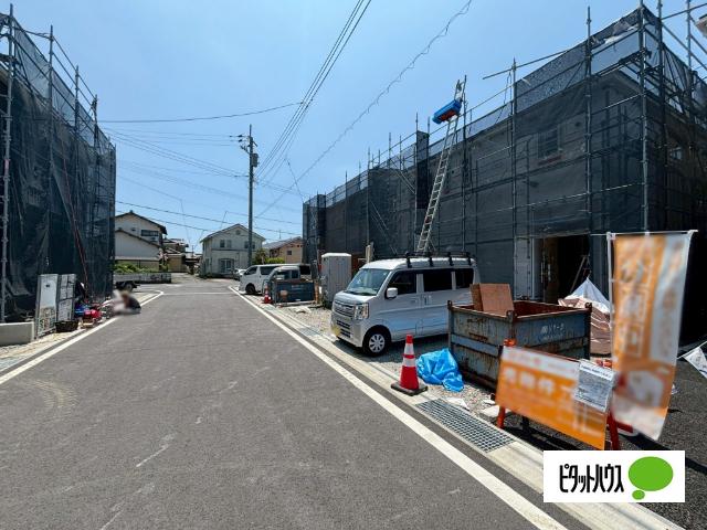 富士宮市淀平町新築建売第2-Ⅱ期-6号棟 前面道路含む現地写真