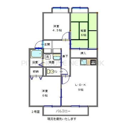  間取り図写真