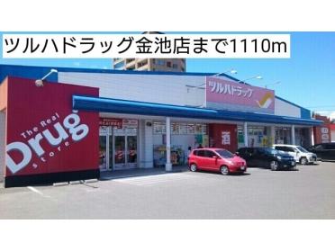 ツルハドラッグ金池店：1110m