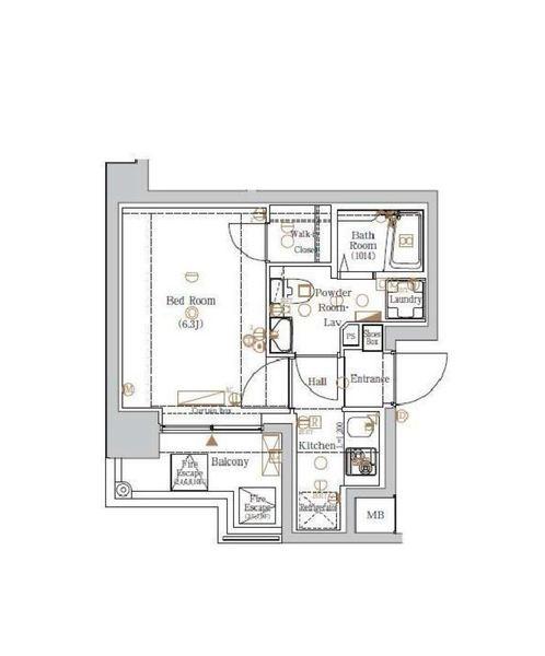  間取り図写真