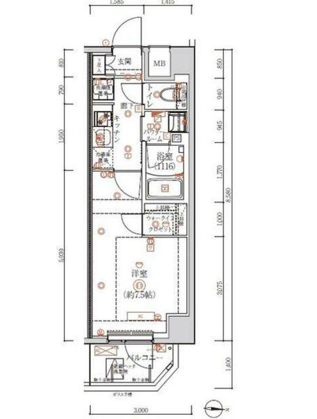  間取り図写真