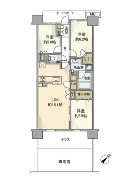  間取り図写真