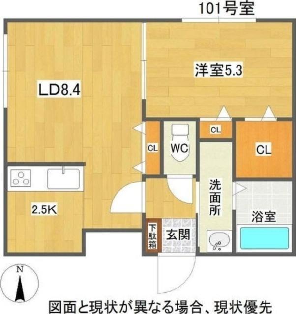  間取り図写真